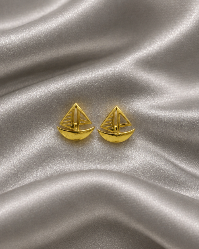 Golden Pyramid Textured Studs