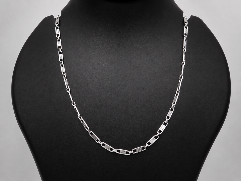 Silver Mariner Link Chain for Men