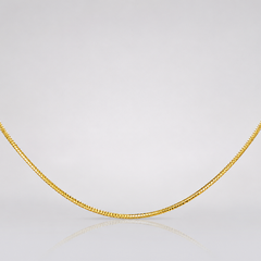 Golden Structured Collar Choker Necklace