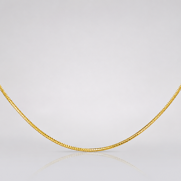 Golden Structured Collar Choker Necklace