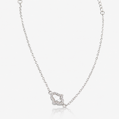 Silver Hamsa Hand Chain Bracelet