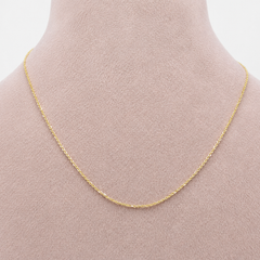 Golden Fine Cable Chain