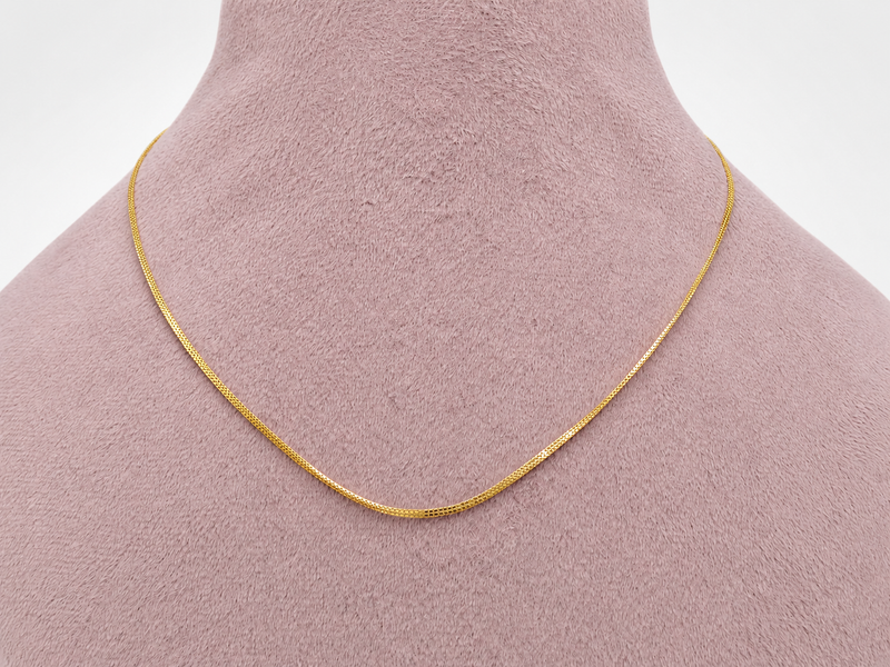 Golden Structured Collar Choker Chain