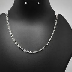 Silver Curb Link Chain for Men