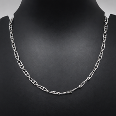 Silver Slim Figaro Chain