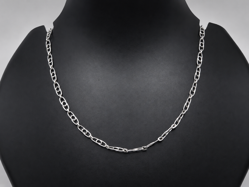 Silver Slim Figaro Chain