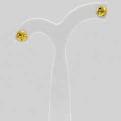 Golden Textured Cluster Ball Studs