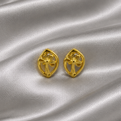 Golden Mini Knot Studs