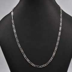 Silver Figaro Link Chain