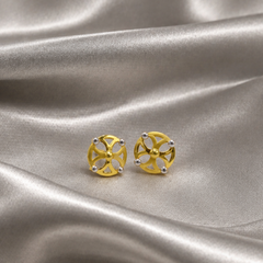 Two-Tone Golden Openwork Wheel Studs