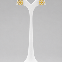 Two-Tone Golden Openwork Wheel Studs