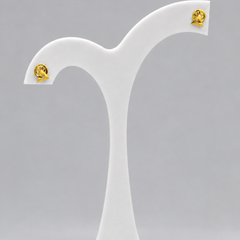 Golden Mini Spiral Studs